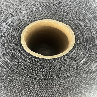 Black Color Polyester Netting Scrim For Removing Air During Making Pressure Basalt Fiber Pipeline