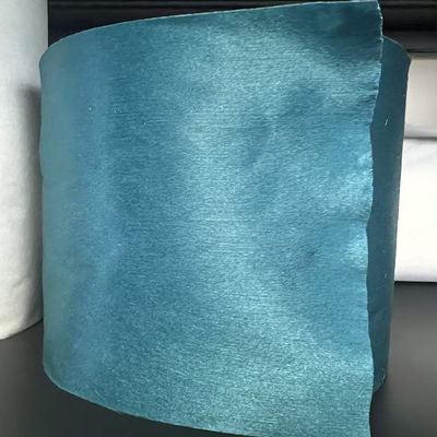 40g/M2 Polyester Tissue Of Blue Color Outside Strong Tensile Strength For FRP Pultrusion Profile Of Upmarket