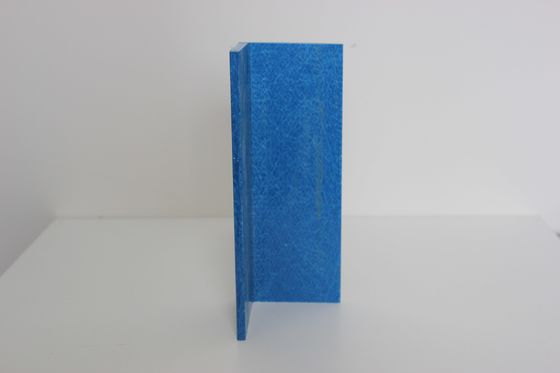 Blue FRP Pultruded Profiles Sections 4.8mm 0.29kg/m