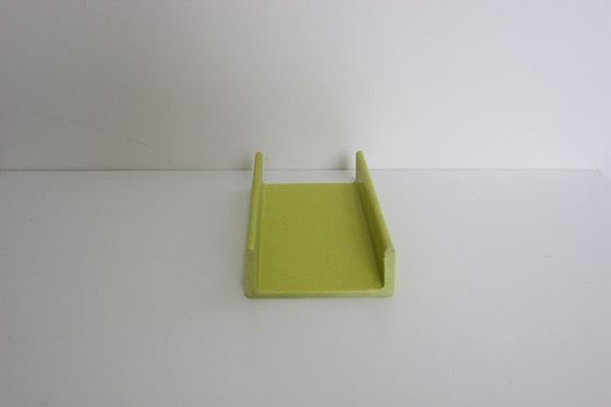 40x22x5mm FRP U Channel with Smooth Surface of Wearing Resistance quality, light yellow color