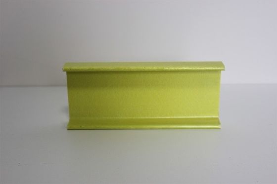 40x22x5mm FRP U Channel with Smooth Surface of Wearing Resistance quality, light yellow color
