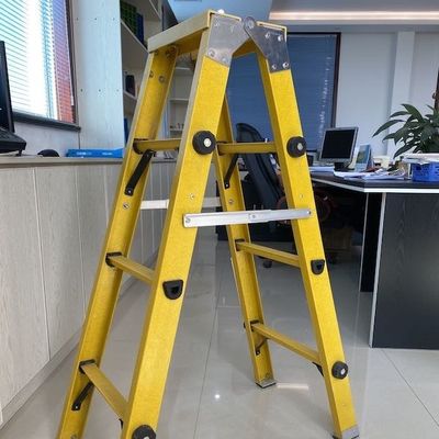 FRP Fiberglass Step Ladder Yellow 10ft 6ft Fiberglass Ladder